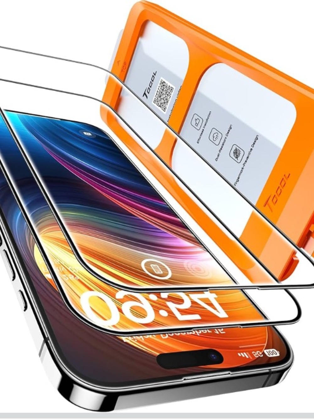 Tempered Glass Screen Protector for IPhone  - Clear
